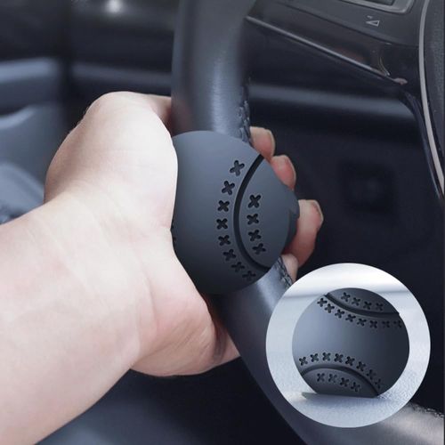 SEADEAR Car Steering Wheel Spinner, 360 Degree Silicone Power Handle Steering Wheel Knob Car Steering Wheel Spinner Knob Car Steering Wheel Booster Ball Car Steering Wheel Assistive Ball