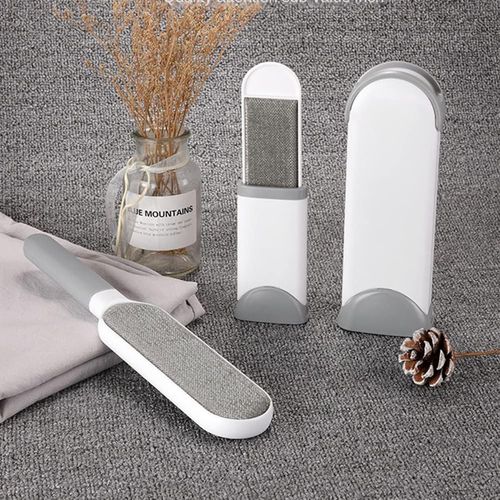 Linter Electrostatic Pet Hair Remover Brush Pet Skin Cleaning Brush Anti-Static Wool Cleaning Brush for Lint Remover Bed Sofa Clothes for Dog Cat