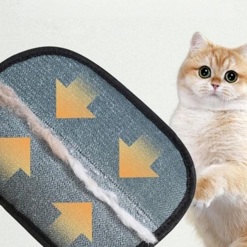 Reusable & Eco-Friendly Hair Removal Glove, Double-Sided Pet Grooming Gloves, Effectively Remove Hair