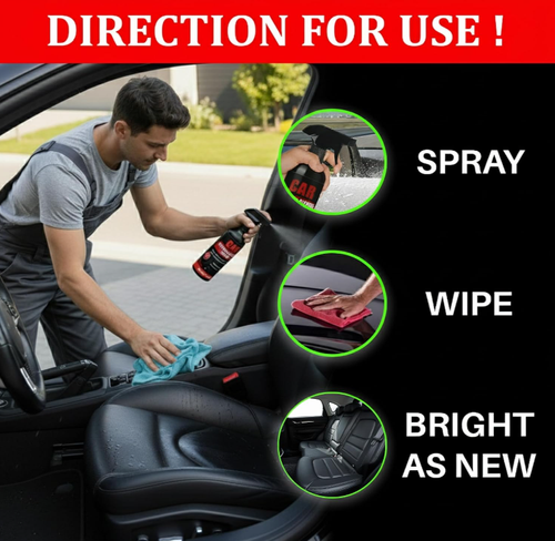 Car Interior Cleaner & Protectant Interior Cleaner, Cleans & Protects Leather, Vinyl, Plastic, Rubber, Glass with a Streak-Free Finish — Cars, Trucks, SUVs, RVs