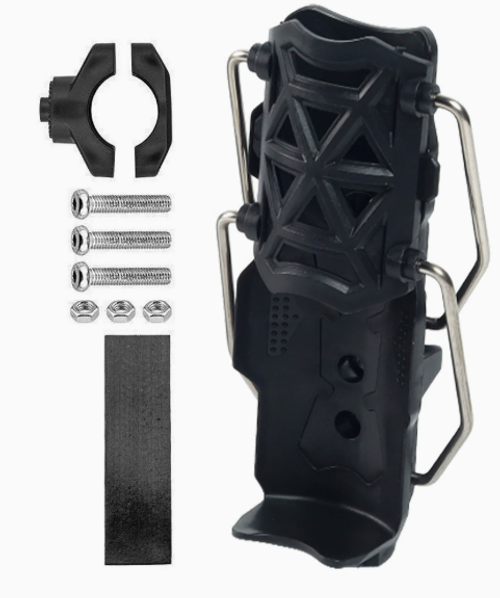 Universal Rotating & Adaptive Cup Holder for Bicycles, E-bikes, and Motorcycles (Hollow Design, No-Drill Installation)