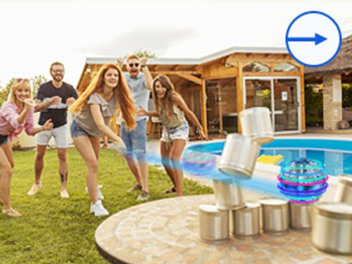 2026 Flying Orb Ball Toy,Cosmic Globe Boomerang Hover Ball Galactic Fidget Spinner, Hand Drone Orbit, Cool Toys Gift for 6 7 8 9 10+ Year Old Boys Girls Teens Outdoor Toys