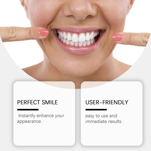 Advanced Customized Full Denture Set, Silicone Reline Denture Set, Soft and Comfortable, Denture Silicone Reline Kit for Men & Women