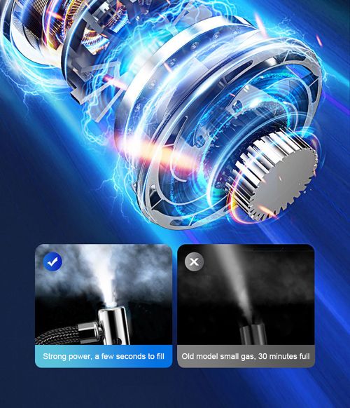 Large battery wireless digital display air pump portable multi-functional handheld car air pump