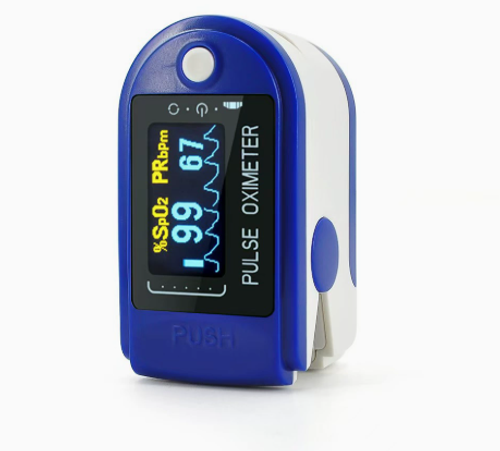 LK88 Fingertip Pulse Oximeter | Home-Use SpO2, Pulse, and Heart Rate Monitor — Portable Fingertip Oximeter — LK88 Medical-Grade Real-Time SpO2 and Heart Rate Monitoring Device