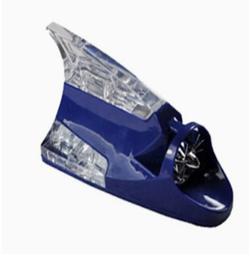 Automotive Shark Fin Wind-Powered Light — Flashing, Anti-Rear-End, Multi-Color LED Antenna Light. Wind-Powered, Wireless, Flashing Shark Fin Light. Roof Modification Warning Light — Multi-Color Streaming Effect, Wind-Powered, Anti-Rear-End Light (Universal Fit).