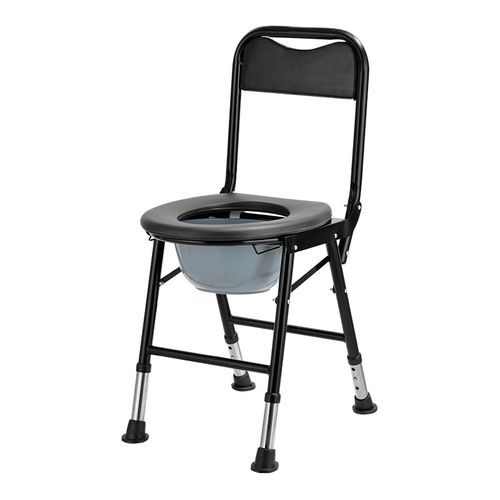 Bedside Commode Chair, Bedside Toilet Chair Anti Slip Height Adjustable for Indoor Use for Pregnant Women