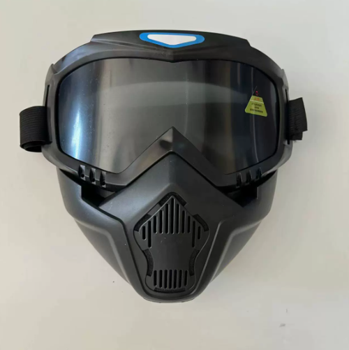 Retro Motorcycle Riding Mask – Tactical Protective Face Mask (Harley Style) with Wind, Sand, and Dust-Proof Goggles