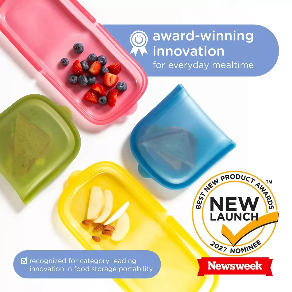 Portable Silicone Fruit Storage Bag – Leak-Proof, Food-Grade, Reusable Sealable Bag