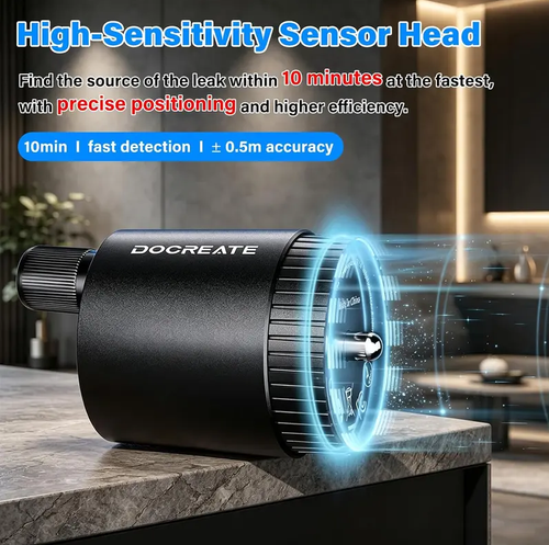 Compact Leak Detection Listening Device – Wall Sound Amplifier & Audio Pickup