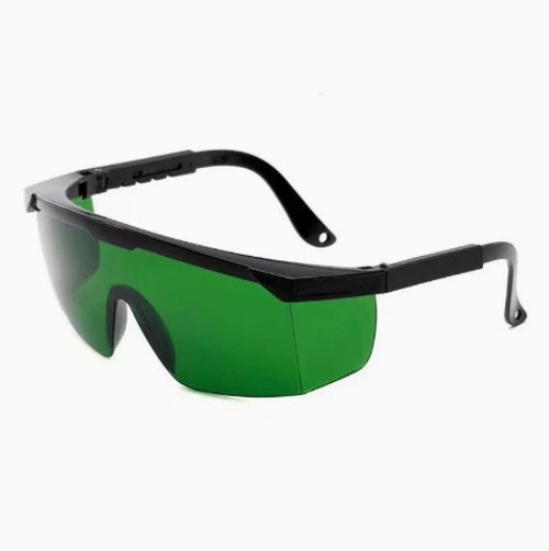 Large-framed black telescopic goggles for cycling, outdoor use, laboratories, dustproof and impact-resistant safety glasses.