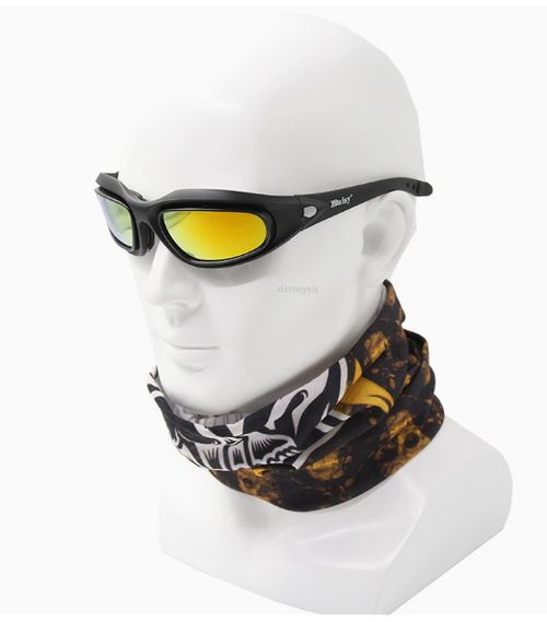 Daisy C5 Military Tactical Goggles, Outdoor Shooting CS Windproof and Impact-Resistant Sunglasses, Four-Lens Set  Military Enthusiast C5 Tactical Glasses, Outdoor Cycling Windproof and Sandproof Goggles, CS Field Riot Shooting Sunglasses  Daisy C5 Multi-functional Goggles, Polarized UV Protection, Universal Tactical Sunglasses for Outdoor Shooting, Cycling, and Hiking