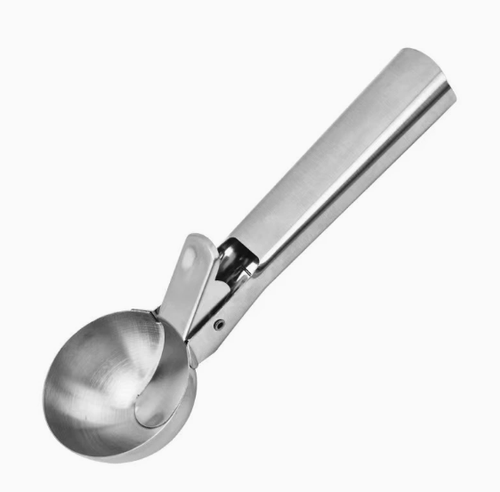 Stainless Steel Ice Cream Scoop & Gelato Spoon — Multifunctional Dual-Purpose Fruit Baller and Dessert Tool