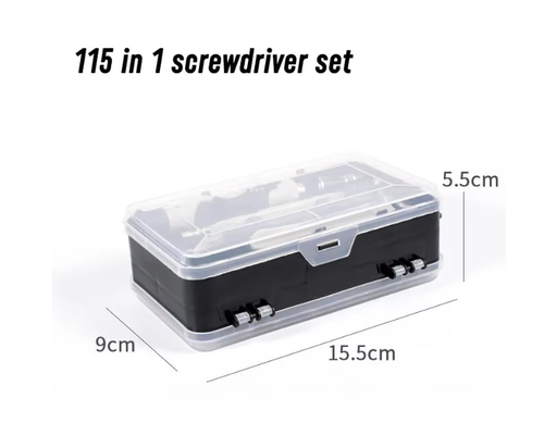 115-piece precision screwdriver set