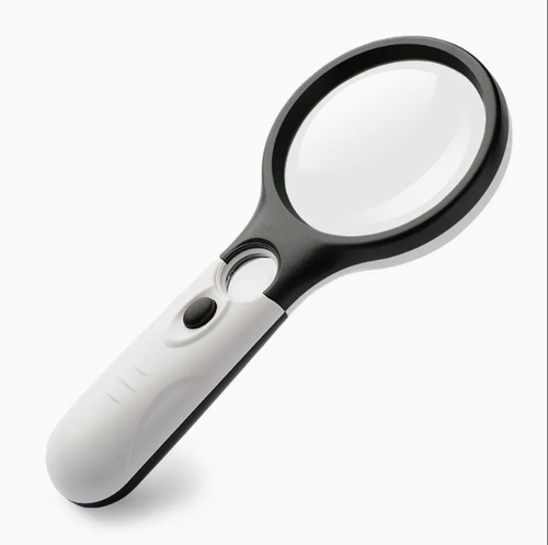 New Original Handheld 3X 45X Illuminated Magnifier Microscope Magnifying Glass Aid Reading for Seniors Loupe Jewelry Repair Tool