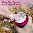 6 - Pack Can Opener Easy Open Drink Tab Toppers, From Bugs Dust Colored Beverage Can Cover Protector