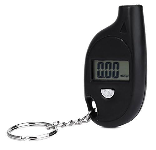 Mini LCD Digital Tire Air Pressure Gauge Keychain for Car Auto Motorcycle
