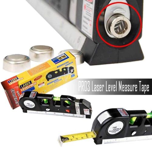 UNIVERSAL BUYERL 03 Digital Distance Laser Level spirit level Meter PrO3 Leveller Black 2 Line Measuring Tape Measurement Tool Device Instrument