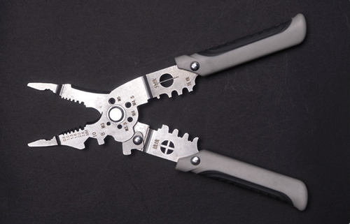 21-in-1 Multifunctional Wire Stripper, Professional Electrician Pliers for Stripping, Crimping, Cutting & Screwing, Multi-Tool for Electrical Work