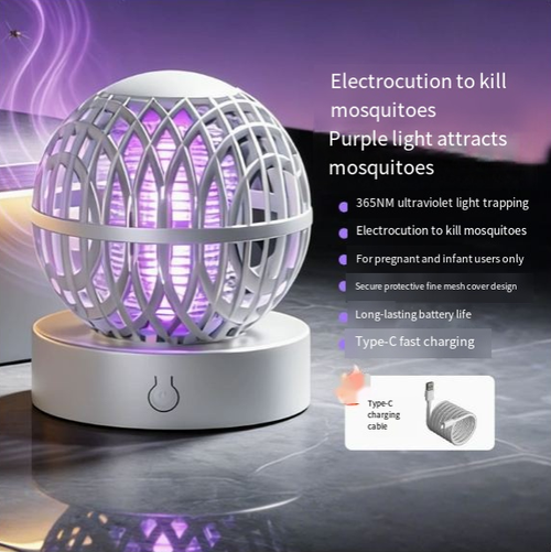 Mosquito killer lamp, rechargeable and plug-in dual-use indoor mosquito repellent, outdoor electric mosquito killer.