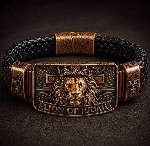Lion of Judah Men's Christian Bracelet