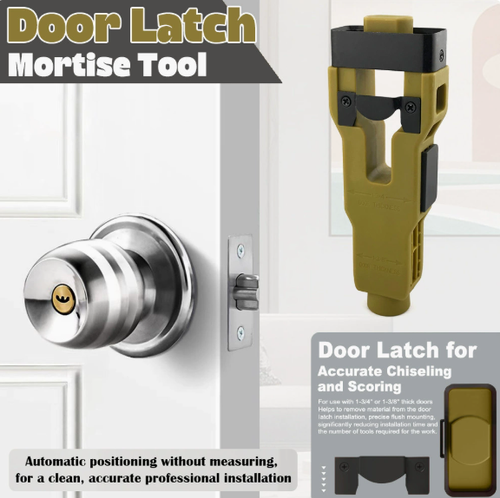 Say goodbye to the roughness and time-consuming nature of manual chiseling. Achieve precise grooving and rapid installation in a single step—the ultimate efficiency tool that professional carpenters are secretly relying on!