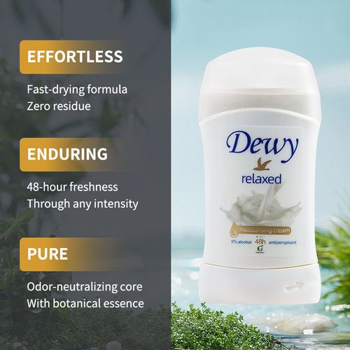 Underarm deodorant cream reduces odor, keeps armpits dry and fragrant, antiperspirant, deodorant stick for export, women's deodorant stick