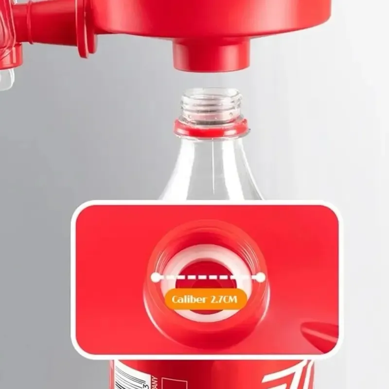 Innovative Cola Dispenser: Manual Inverted Beverage Dispenser with Switch