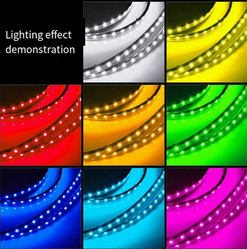 Automotive LED Underglow Lights — Multicolor Sound-Activated Ambient Lighting for Off-Road Vehicles | App-Controlled Car Underbody Modification Kit | Sound-Responsive Interior Rhythm Lights | Smart Waterproof Underbody Decorative Lighting