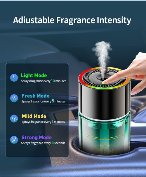 Starry Sky Smart Car Diffuser — Naturally Fragrant Mist Starry Sky Car Diffuser — Intelligent Spray for Long-Lasting Scent Atmospheric Starry Sky Car Diffuser — Light Luxury Odor Elimination Smart Atomizing Diffuser — Natural Freshness in Your Car, All Day Long