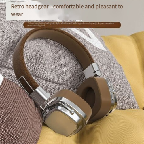 SMY-63 Bluetooth 5.3 Over-Ear Headphones with Heavy Bass – Compatible with Mobile Phones and PCs