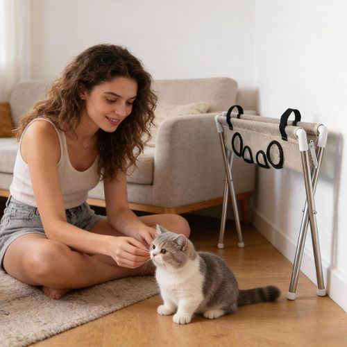 Detachable Pet Grooming Stand: Bathing & Grooming Support for Cats and Dogs (Suitable for Nail Trimming & Bathing)