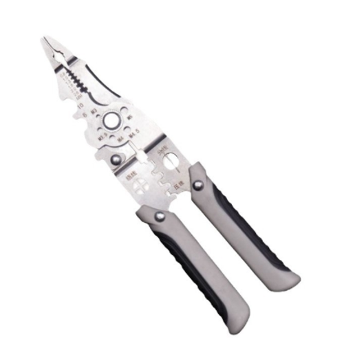 21-in-1 Multifunctional Wire Stripper, Professional Electrician Pliers for Stripping, Crimping, Cutting & Screwing, Multi-Tool for Electrical Work