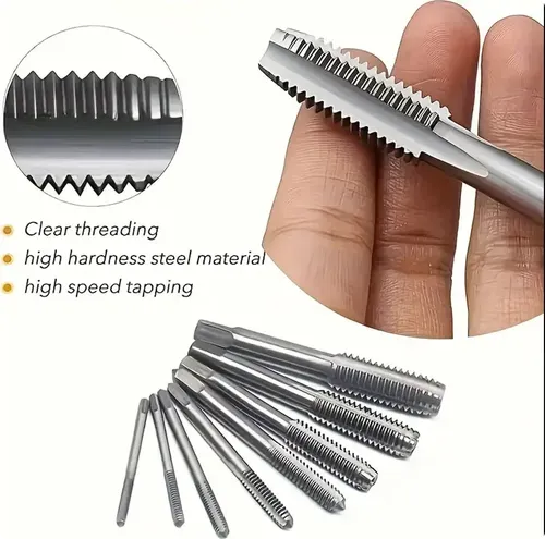 20 PCS Tap and Die Set - Metric Size M3, M4, M5, M6, M7, M8, M9, M10, M12 Tap Set and Die Set Threads Tapping Threading Tool Kit with Wrench Handle, Storage Box