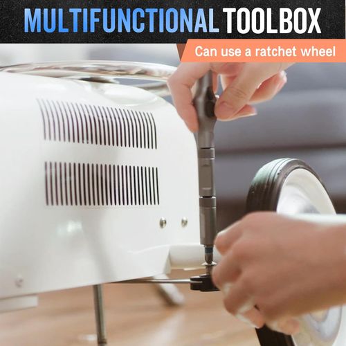 DIY Screwdriver 24 in 1, 2025 Upgrade 24 In 1 Multi Bit Magnetic Screwdriver Set Multifunctional Toolbox, 24 in 1 multifunctional household wrench screwdriver tool combination set (1)