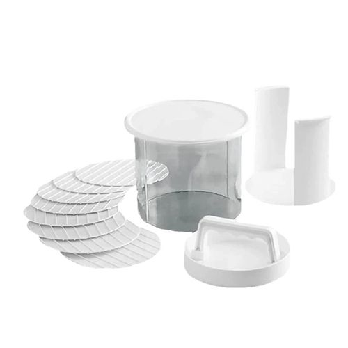 Burger Patty Maker Press,Hamburger Patty Storage Containers (5 Floors)