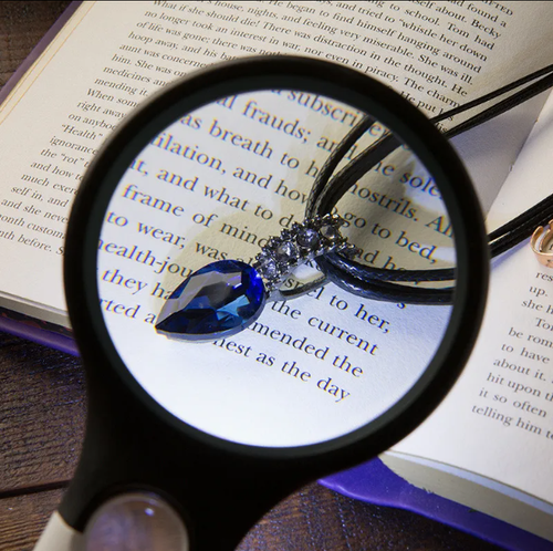New Original Handheld 3X 45X Illuminated Magnifier Microscope Magnifying Glass Aid Reading for Seniors Loupe Jewelry Repair Tool