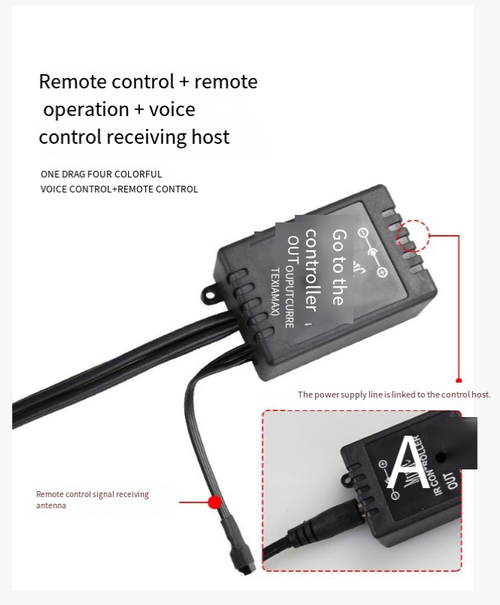 Automotive LED Underglow Lights — Multicolor Sound-Activated Ambient Lighting for Off-Road Vehicles | App-Controlled Car Underbody Modification Kit | Sound-Responsive Interior Rhythm Lights | Smart Waterproof Underbody Decorative Lighting