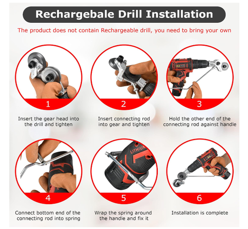 New Metal Nibbler Drill Attachment, Electric  Battery Universal Drill Shears, Drill Plate Cutter Attachment, Metal Cutter Sheet Drill Attachment for Metal Cutting