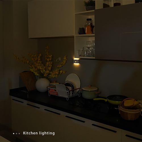 Human body sensor smart night light for bedroom, hallway, staircase, magnetic automatic light control bedside lamp