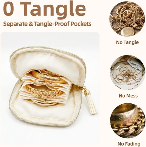 Mini Travel Jewelry Case, Small Jewelry Organizer, Jewelry Travel Case for Women, Portable Travel Jewelry Organizer Bag, Travel Jewelry Box