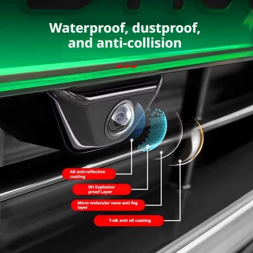 Car Camera Lens Protector,2PCS Clear Backup Camera Protective Cover,Anti-Rain Car Reversing Cameras Protection,High-Transparency Auto Backup Cameras Protective Sticker for Front BumperCamera