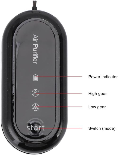 Portable Air Purifier, Wearable Ionizer Necklace, Rechargeable and Portable Air Negative Ion Generator, for Travel Party Outdoor Home
