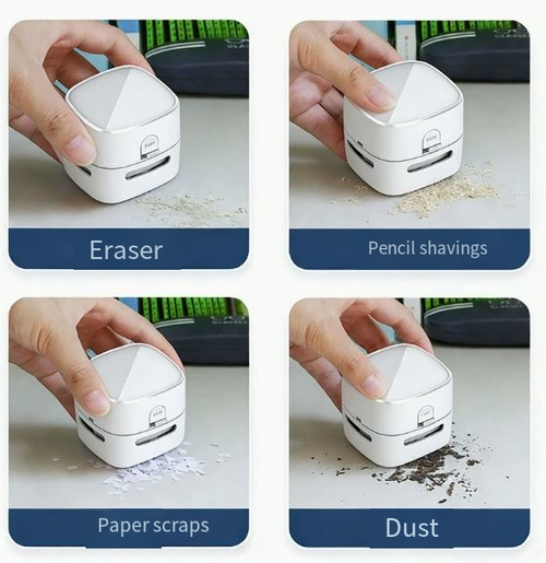 Handheld Mini Electric Vacuum Cleaner — A Portable, High-Suction Desktop Dust Removal Essential. This cordless, mini-designed handheld vacuum is the ultimate tool for cleaning tight crevices throughout your entire home. Lightweight and electric-powered, it serves a dual purpose for both car interiors and desktop surfaces. A household cleaning must-have, this multifunctional handheld vacuum is compact, portable, and easy to store—specifically designed for cleaning desktops and sofa crevices.