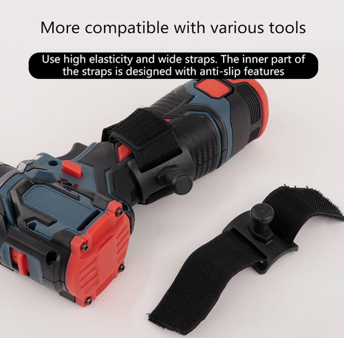 Tool Belt Holders for Drills and Hammers–Self Locking, Quick Draw Metal Waist Hanger with Double Lock System,Universal Drill Belt Clip