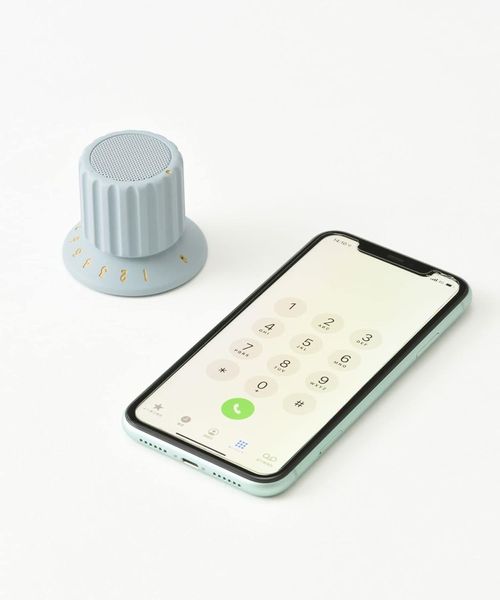 Volume knob speaker, wireless, Bluetooth, IPX4 waterproof, volume control with magnet, suitable for bathroom use.