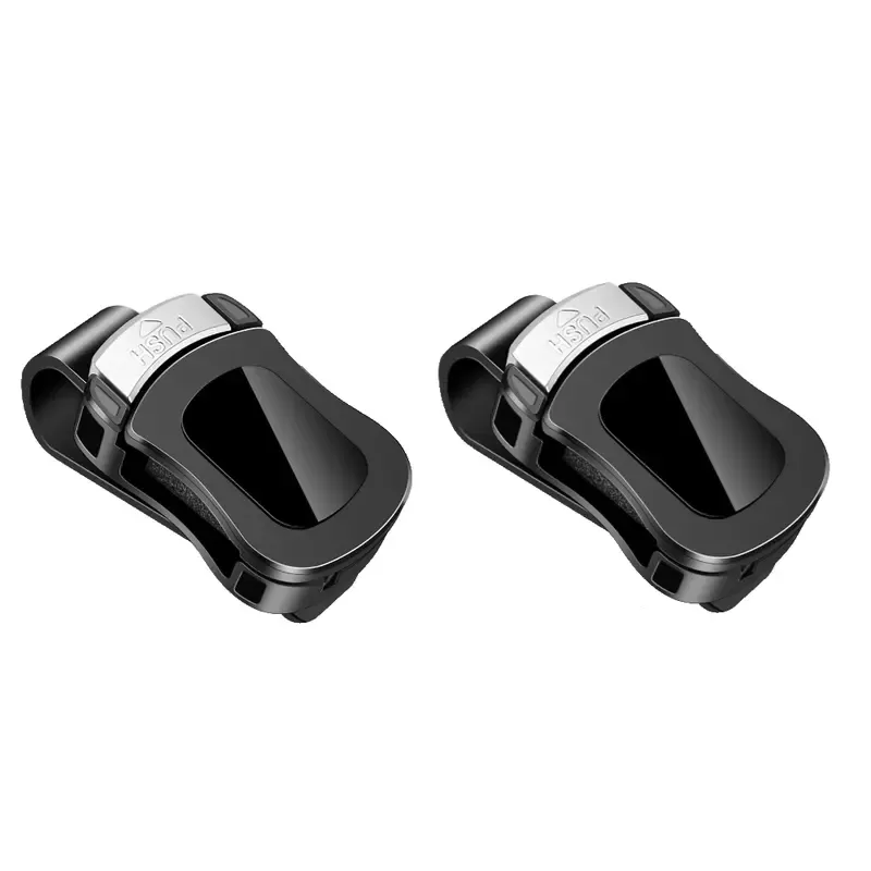 Car Sunglasses Holder Clip, Universal Visor Eyeglass Organizer for Easy Access, Space Saving Interior Accessory for Truck and Sedan