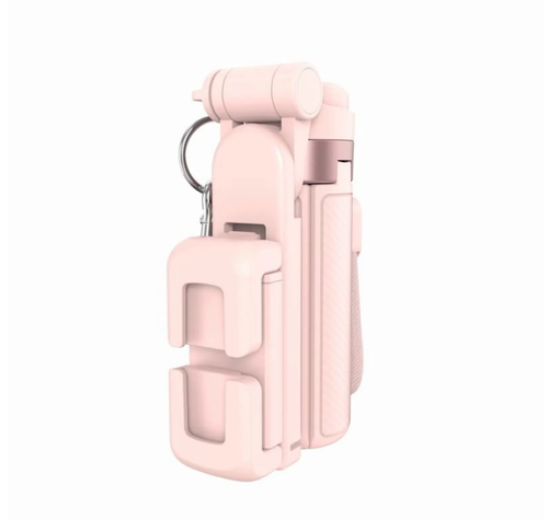 4-in-1 Mini Multifunctional Selfie Stick 360 Rotation, Wireless Bluetooth Control, Compact Stylish, Phone Holder for Selfies, Video, Vlogging, Compatible with Most Phone