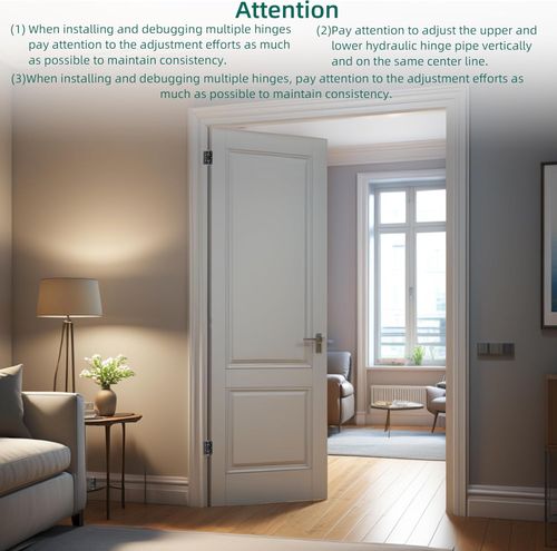Self Closing Door Hinge with Silent Hydraulic Buffering | Adjustable Door Closer Tension and Speed, Spring Loaded Hinges 5.5 Inch, 175°Open, Space Aluminum, Anti Pinch Injury