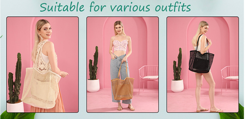 Versatile and Travel-Friendly! This foldable mesh beach bag for women is the perfect choice for outdoor excursions, shopping, and organization. Your ideal summer companion: a collapsible mesh tote that doubles as a shoulder shopping bag, offering effortless storage for your beach trips.